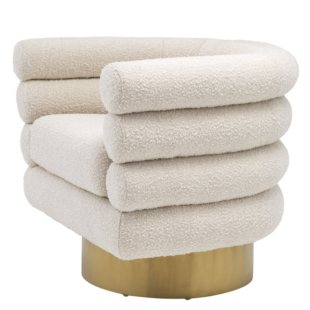 Swivel chair Eichholtz Maguire bouclé