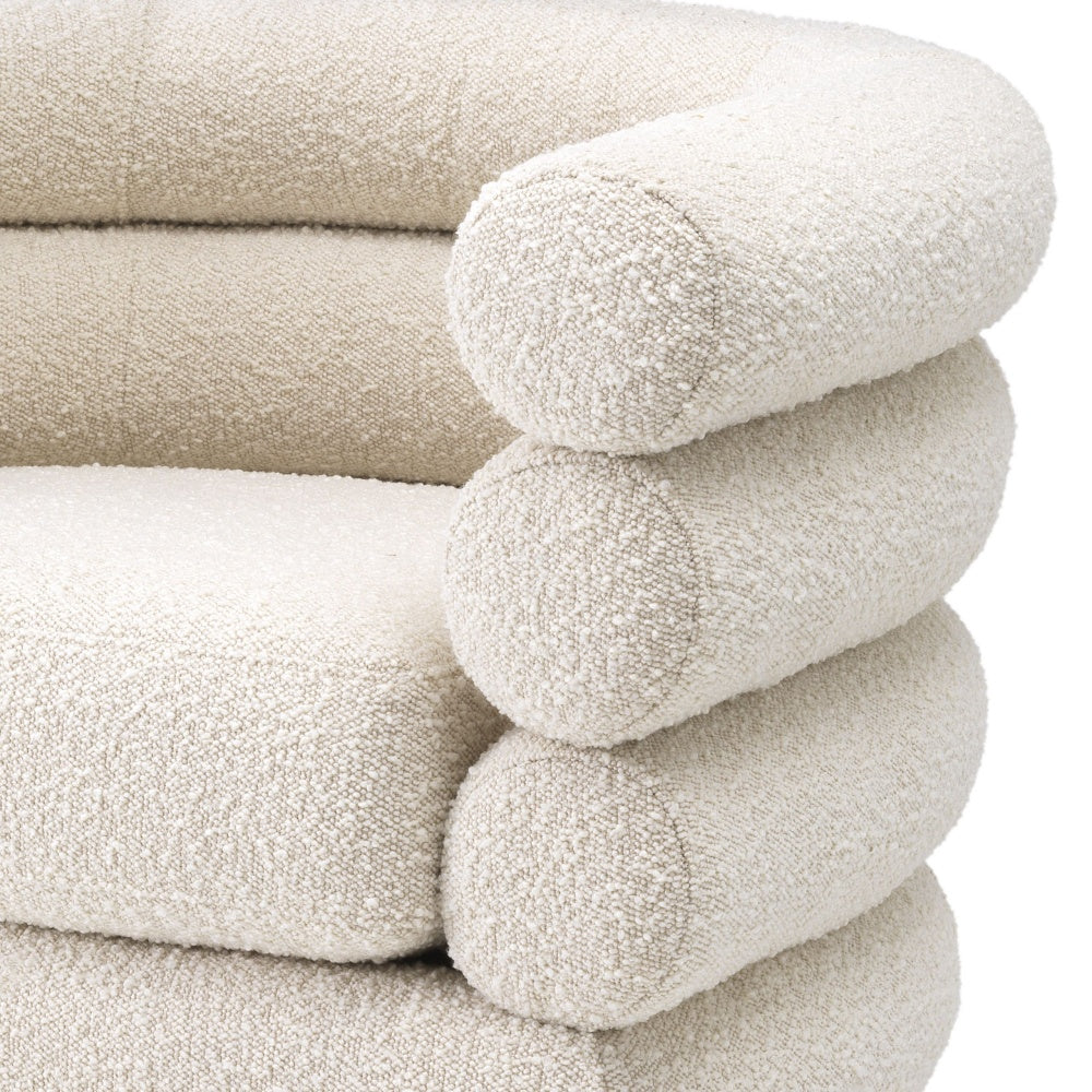 Swivel chair Eichholtz Maguire bouclé