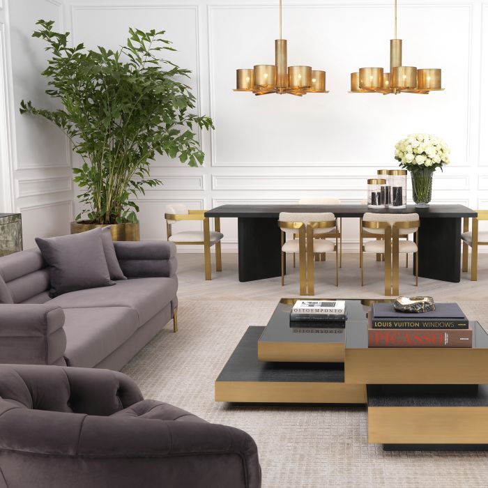 sofa eichholtz york zitmeubilair bank savona grey velvet