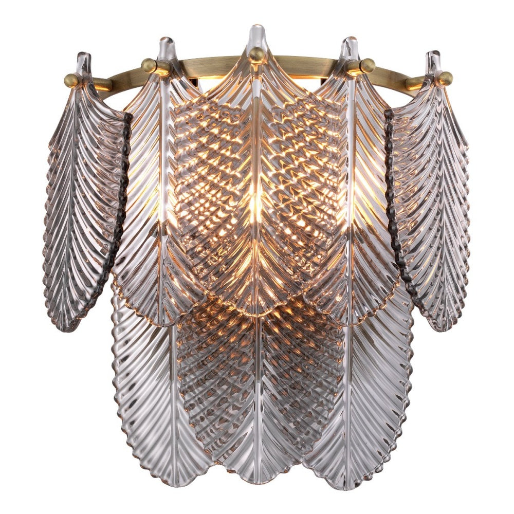 wand lamp wall eichholtz verbier leaf