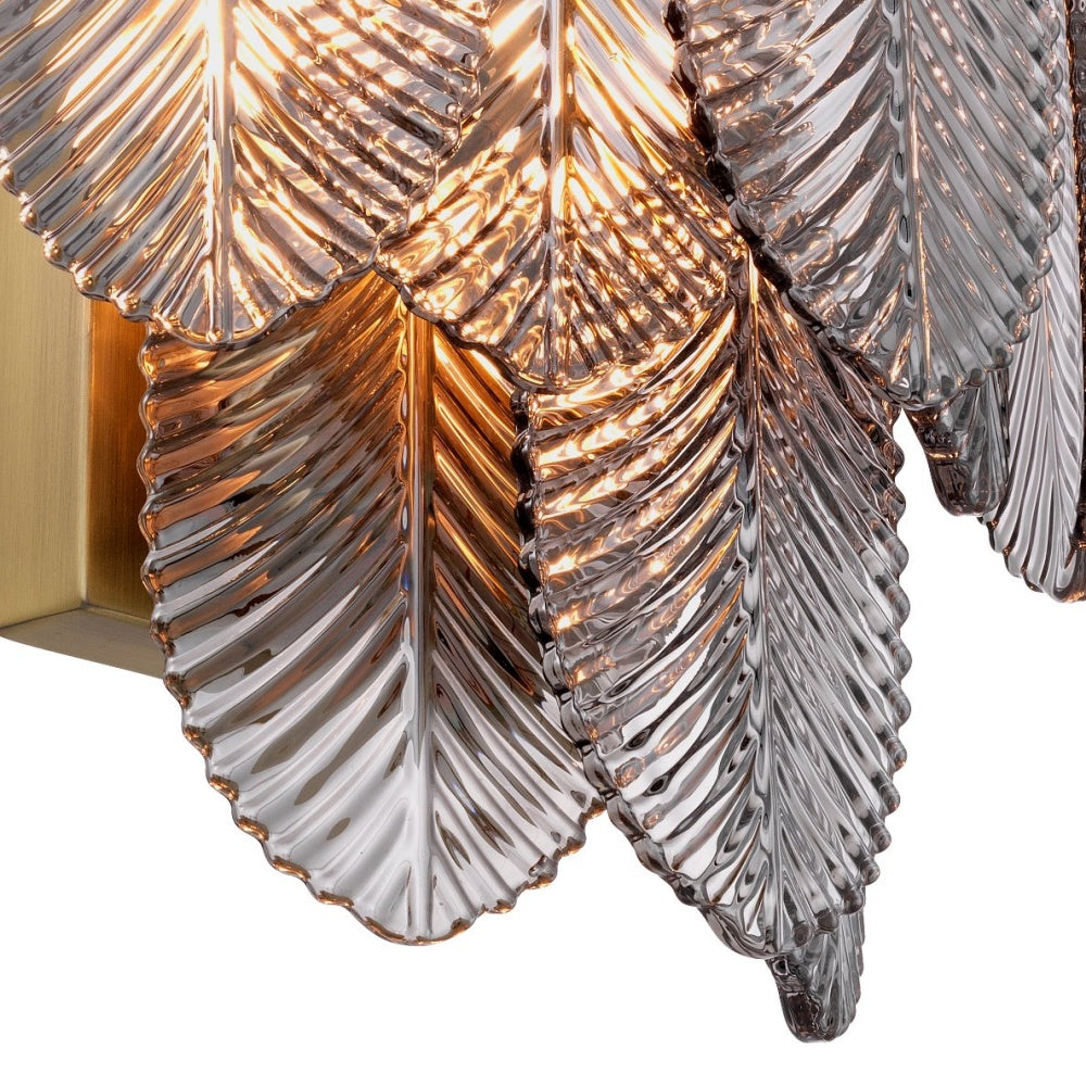 wand lamp wall eichholtz verbier leaf