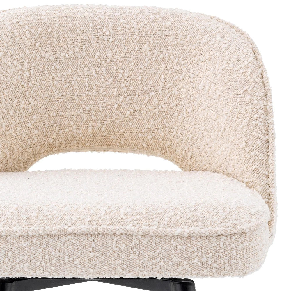 bar stool barkruk eichholtz cliff set of 2 boucle cream