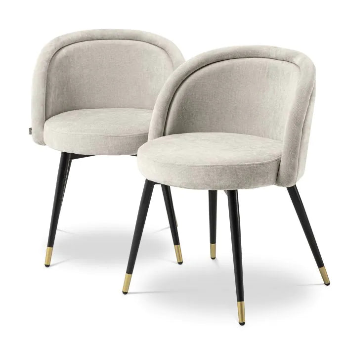 Eichholtz dining chair Chloé clarck sand