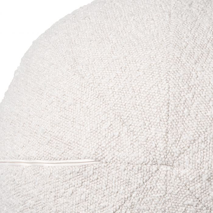 Decorative cushion Eichholtz ball bouclé cream L