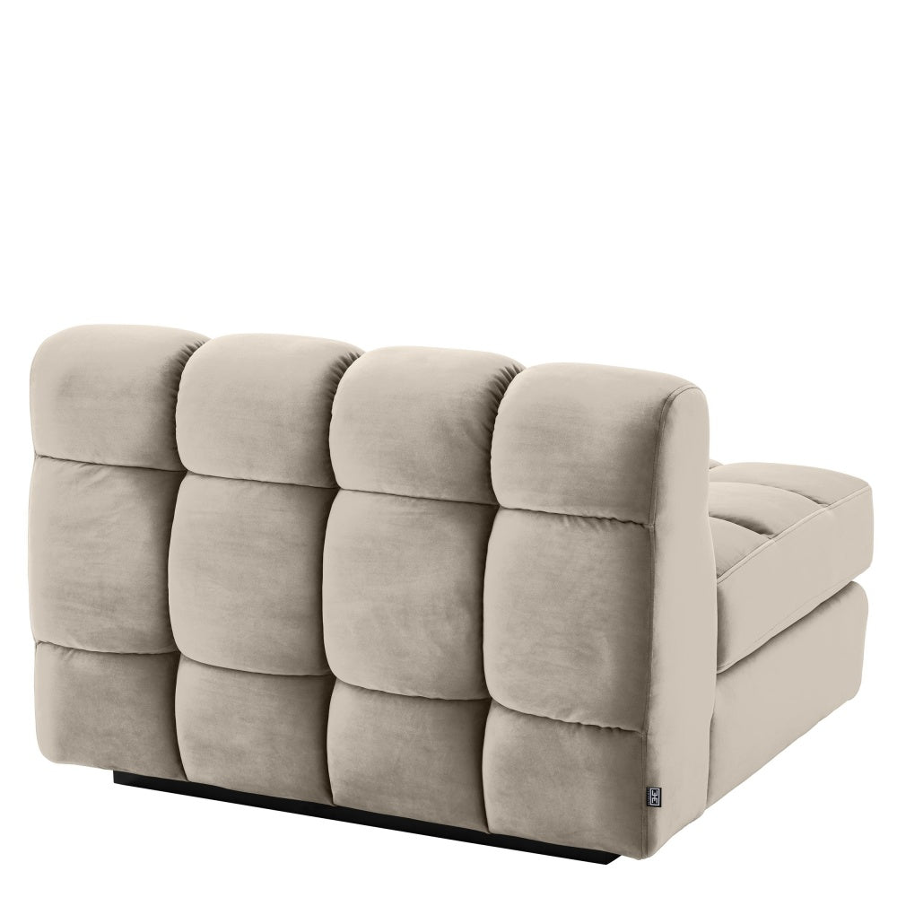 Sofa Eichholtz Dean middle greige velvet