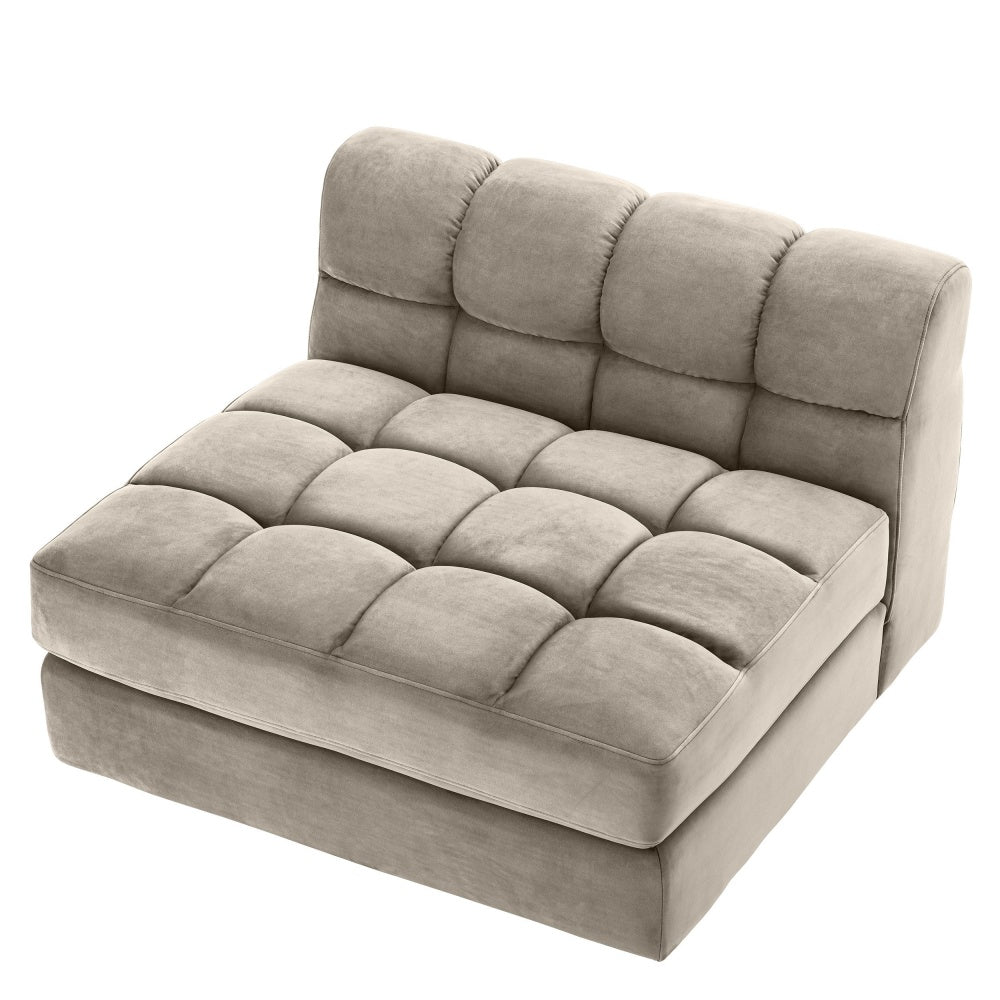 Sofa Eichholtz Dean middle greige velvet