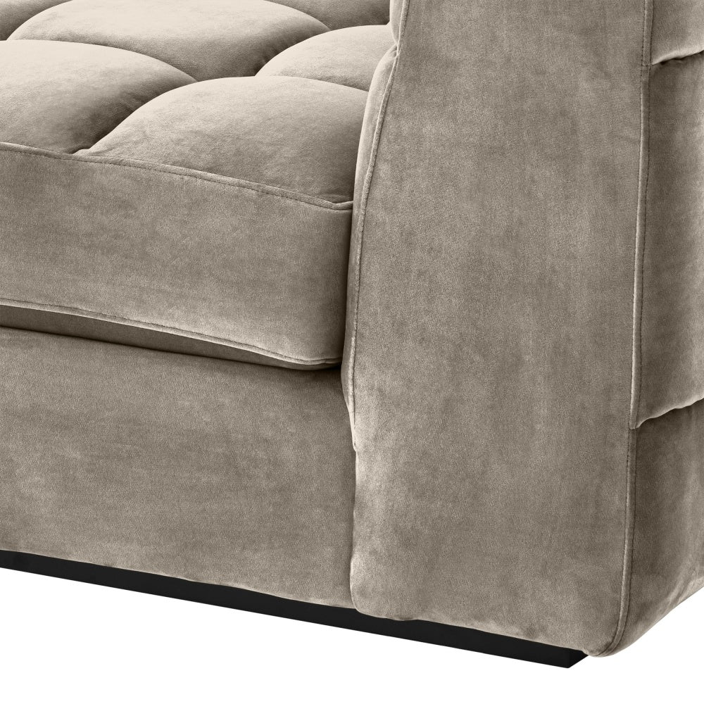 Sofa Eichholtz Dean middle greige velvet