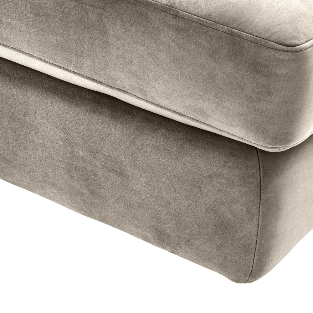 Sofa Eichholtz Dean middle greige velvet