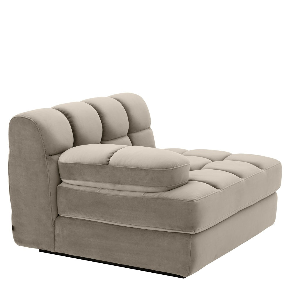 Sofa Eichholtz Dean left greige velvet