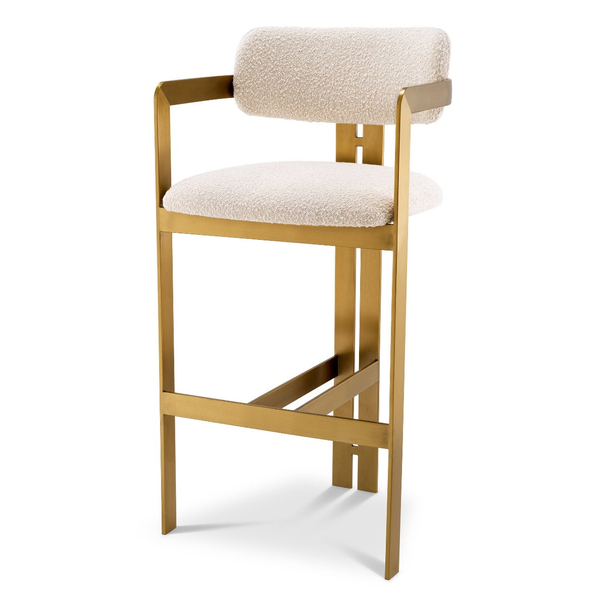 bar stoel barstoel barkruk eichholtz donato boucle cream
