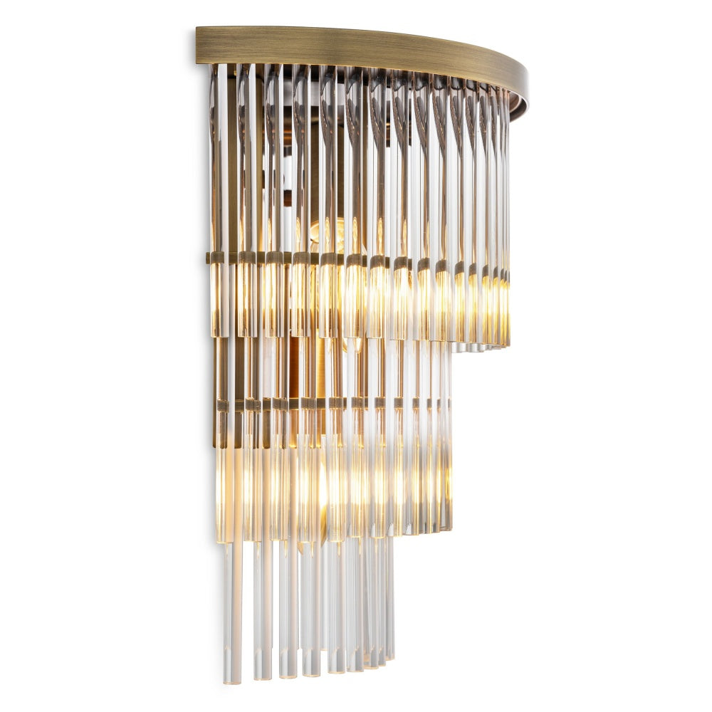 Eichholtz wall lamp East brass