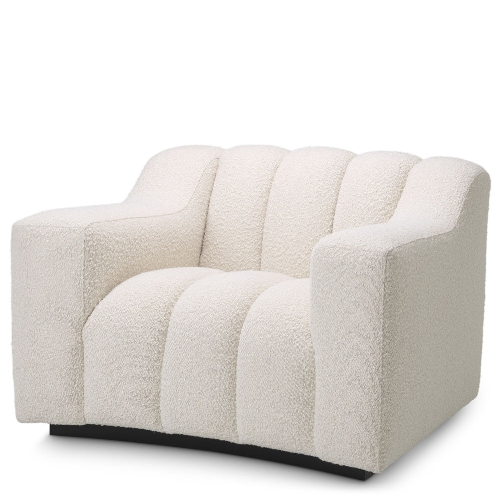 Eichholtz armchair Kelly Bouclé cream