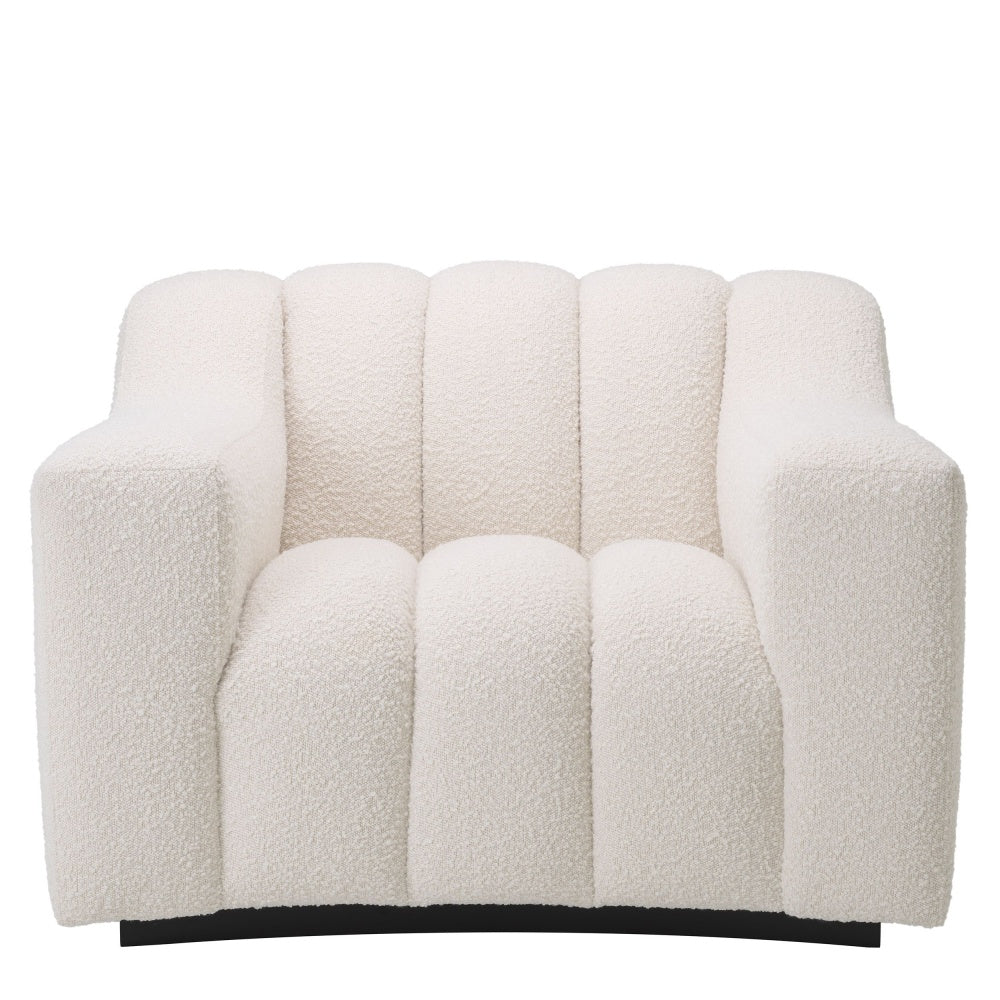 Eichholtz armchair Kelly Bouclé cream
