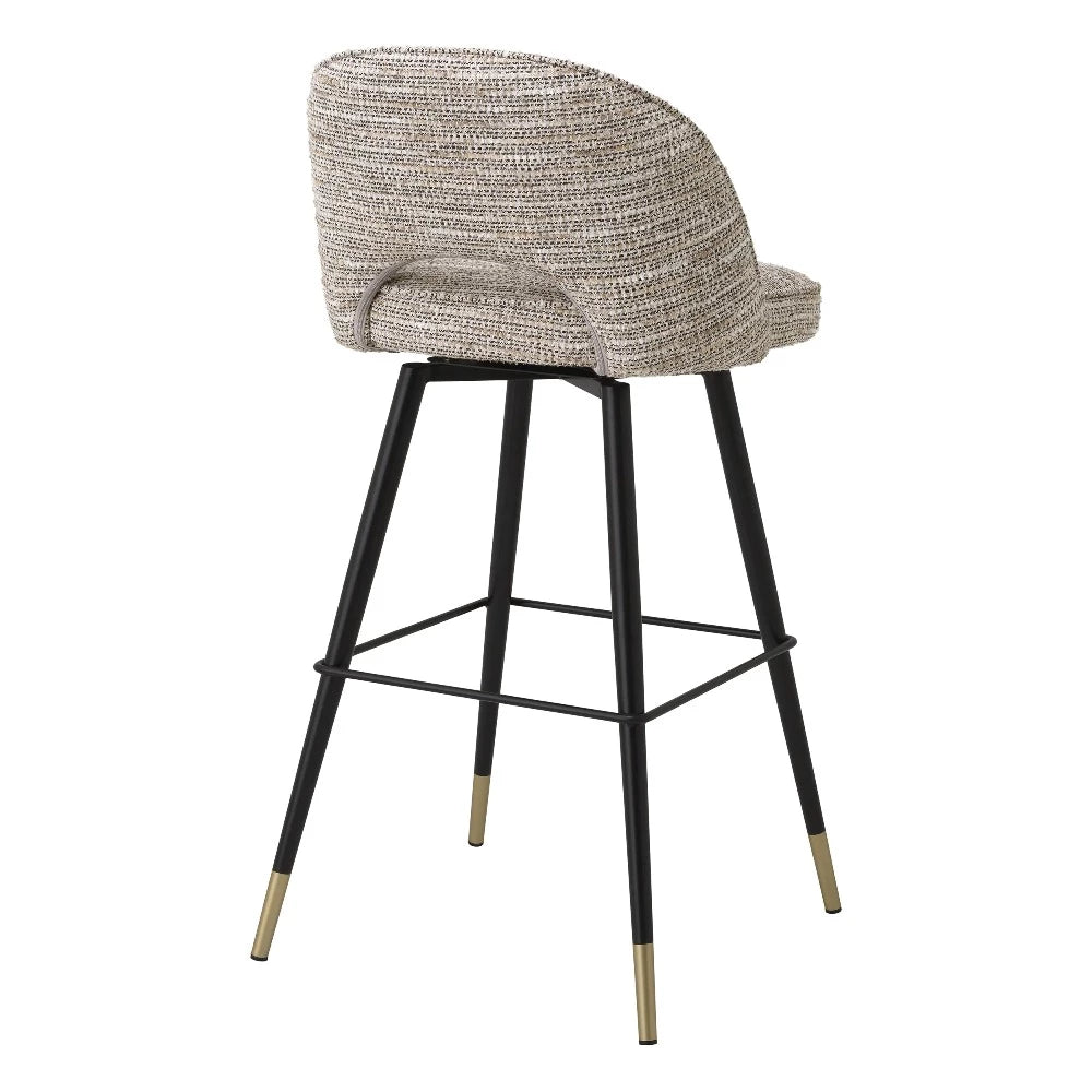bar stool barkruk cliff eichholtz set of 2 mademoiselle beige coco inspired chanel
