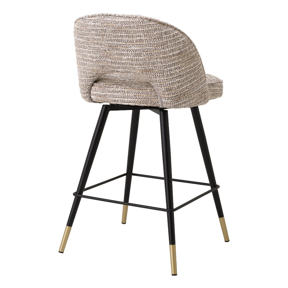 counter stool eichholtz cliff set of 2 mademoiselle beige