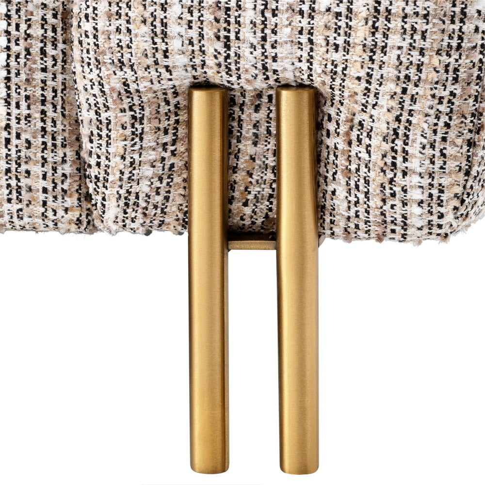 sofa bank zitmeubilair york mademoiselle beige coco chanel inspired