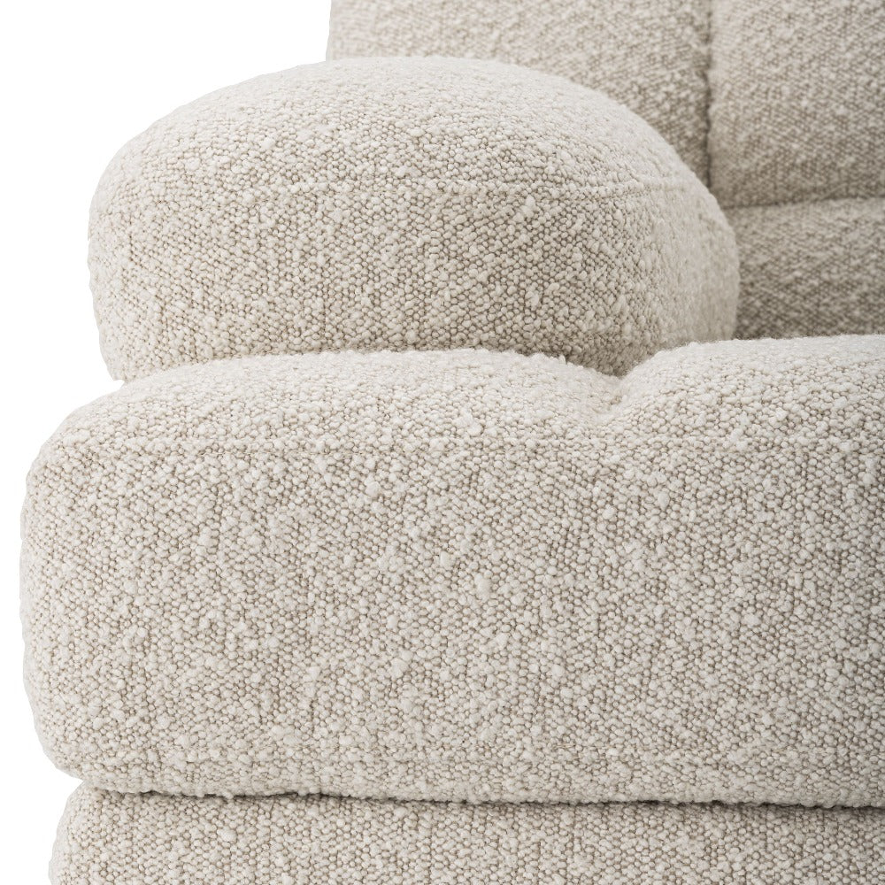 Sofa Eichholtz Dean left Bouclé cream