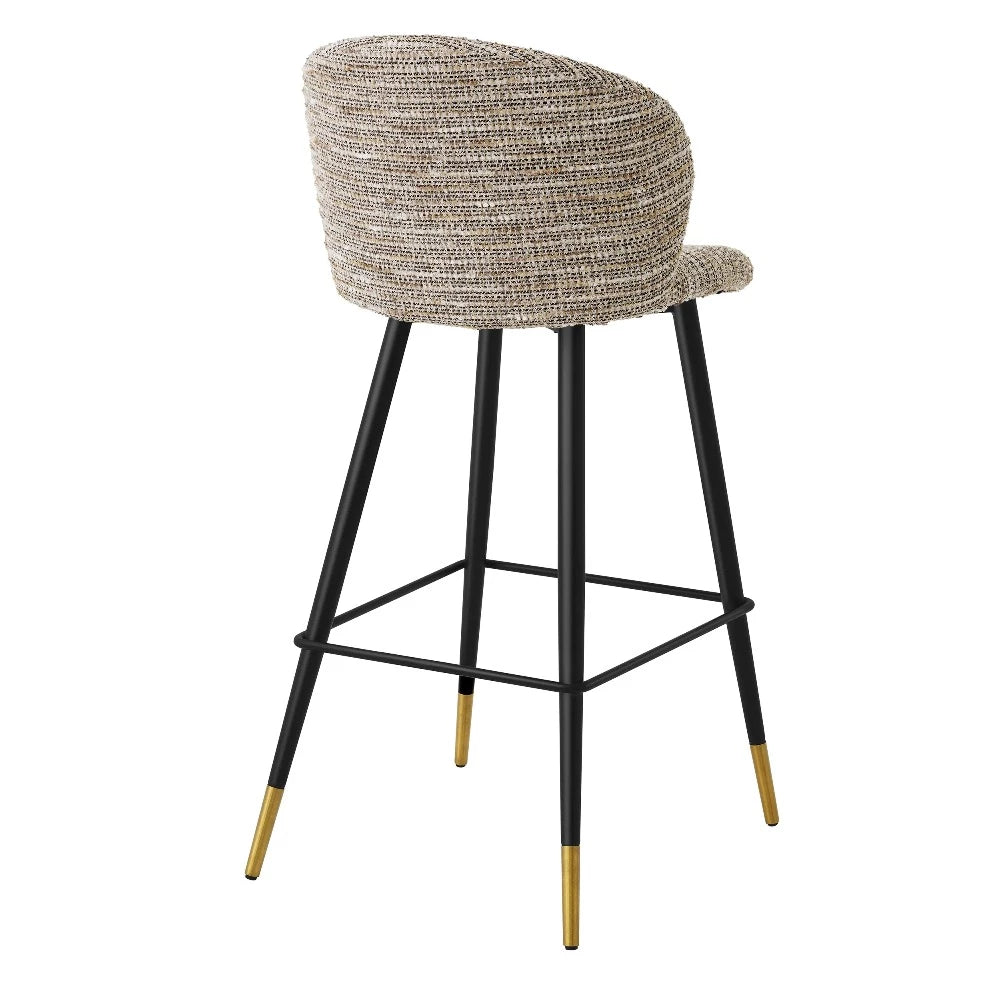 bar stool barkruk eichholtz volante mademoiselle beige coco inspired chanel