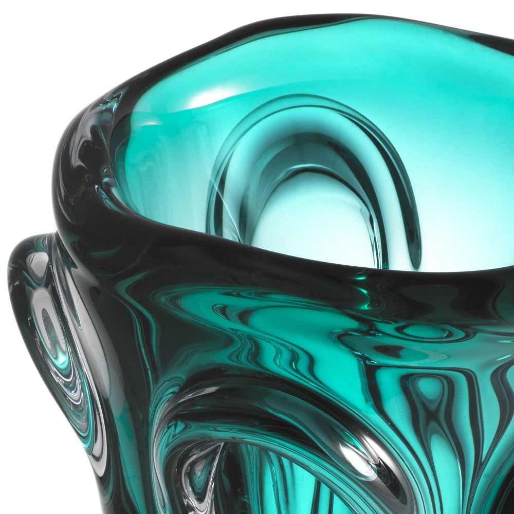 Eichholtz vase Aila L turquoise