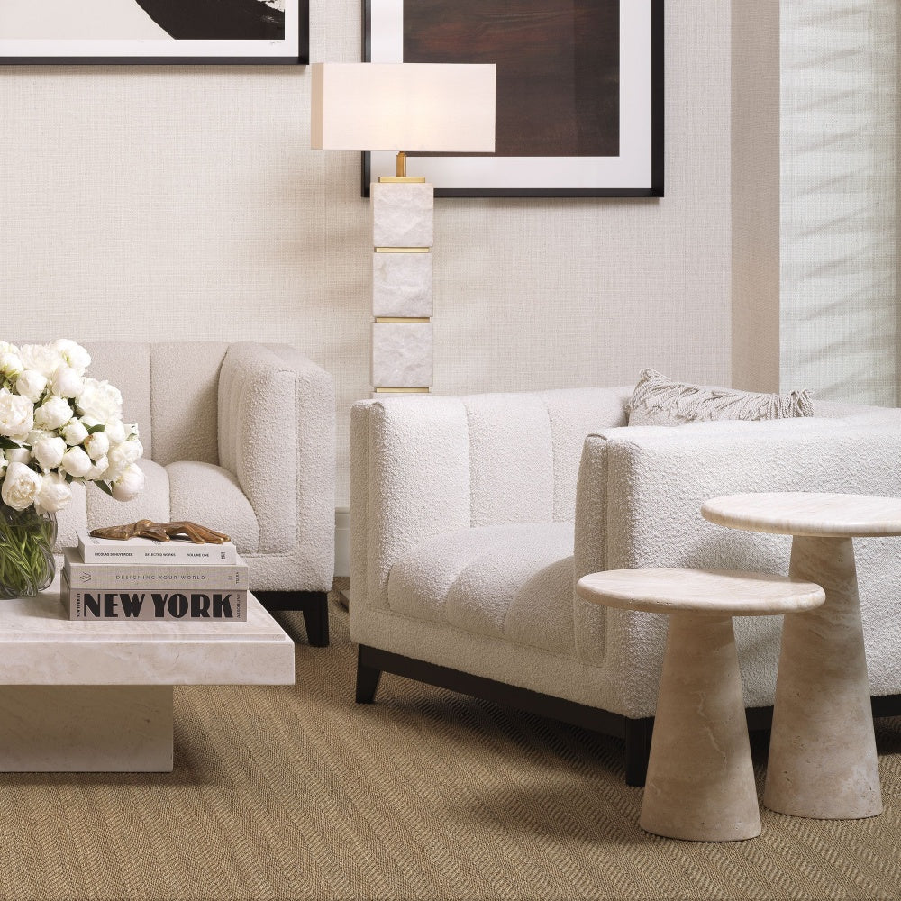 Side table Eichholtz Adriana Travertine S