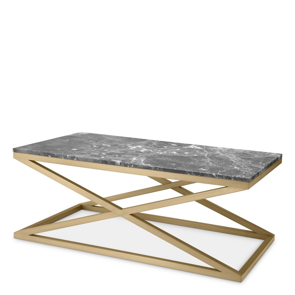 Coffee table Eichholtz Criss Cross Marble