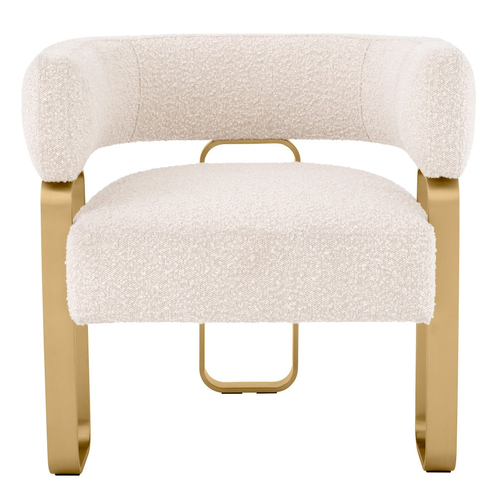 chair eichholtz Capricorn boucle cream