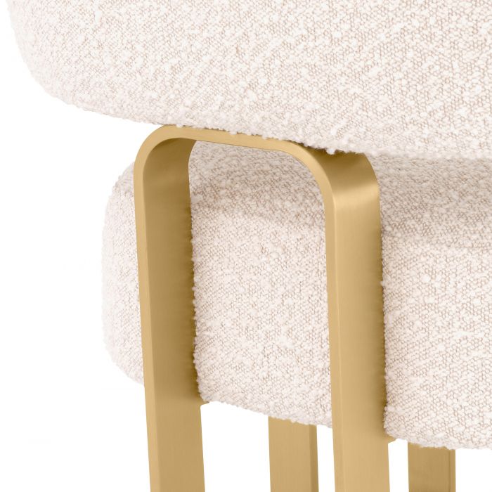chair eichholtz Capricorn boucle cream