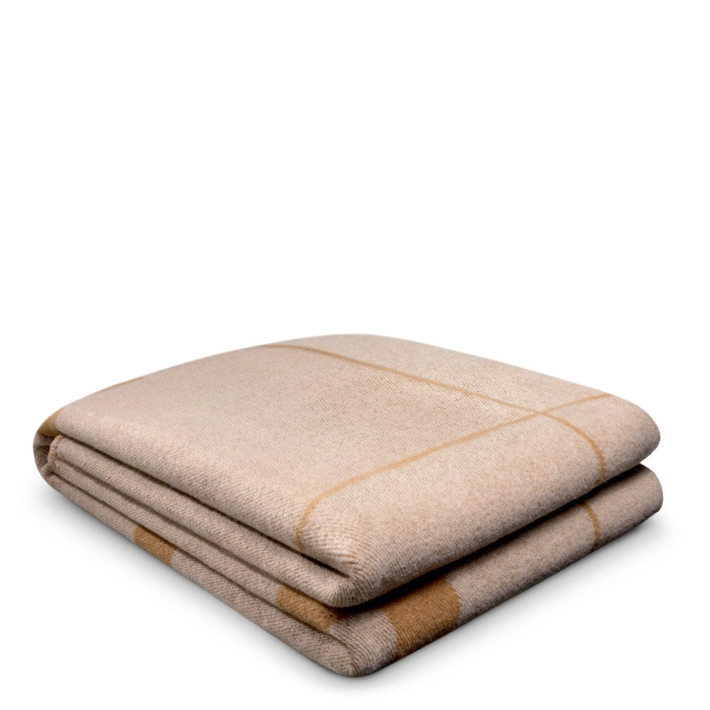 plaid eichholtz rhoda camel licht bruin light brown cashmere
