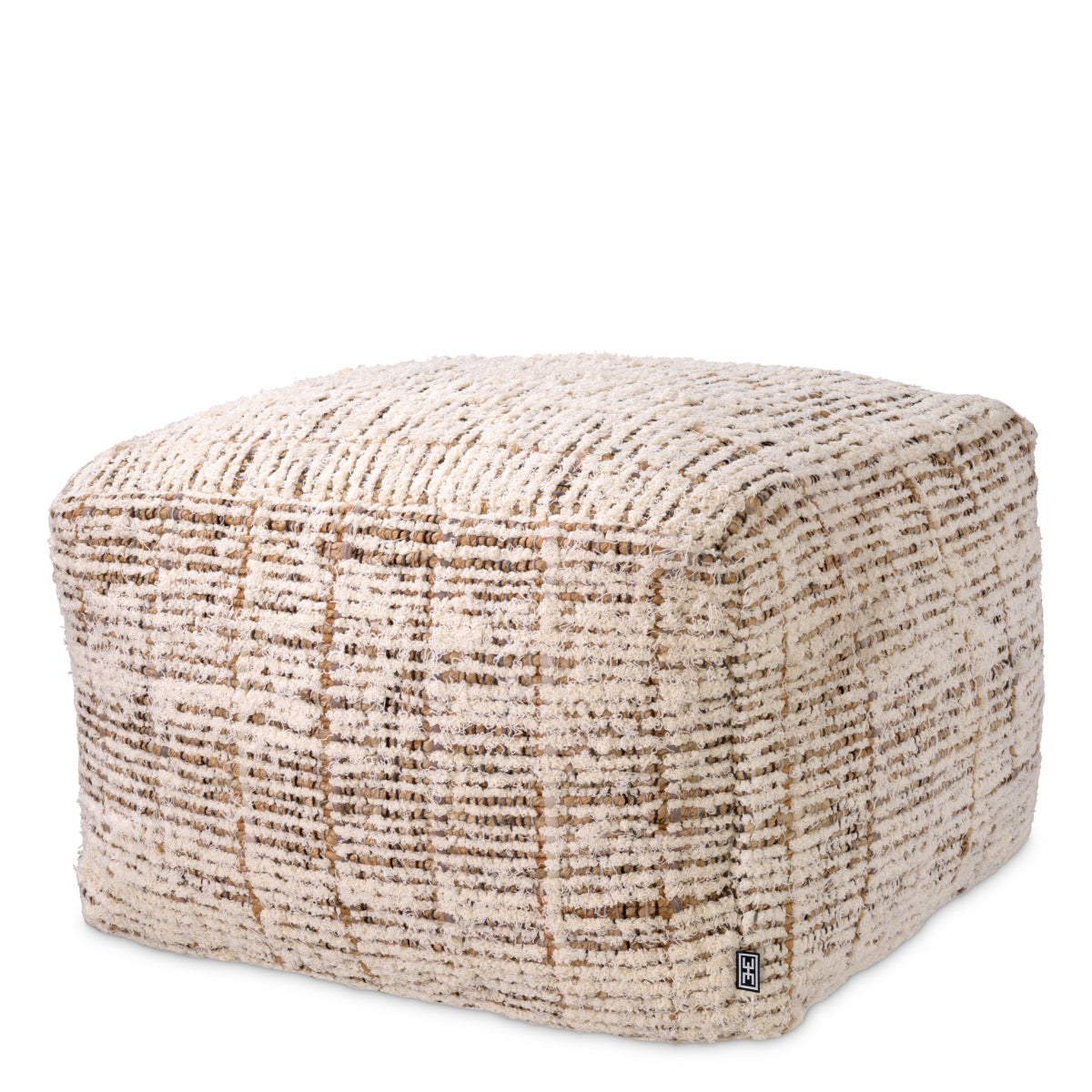 stool poef jute eichholtz amon