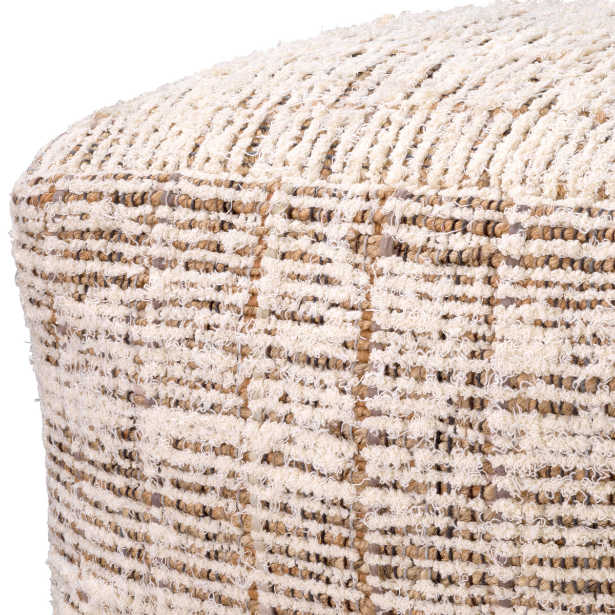 stool poef jute eichholtz amon