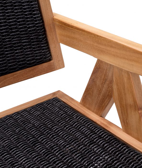 Outdoor dining chair Eichholtz Kristo black