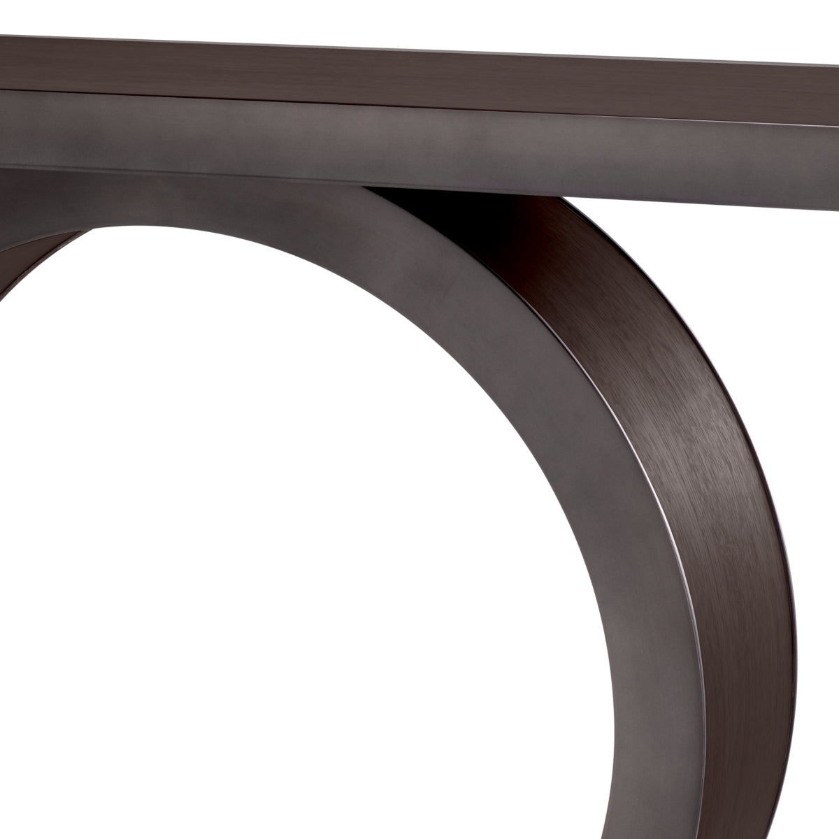 console table wandtafel eichholtz odis mocha oak