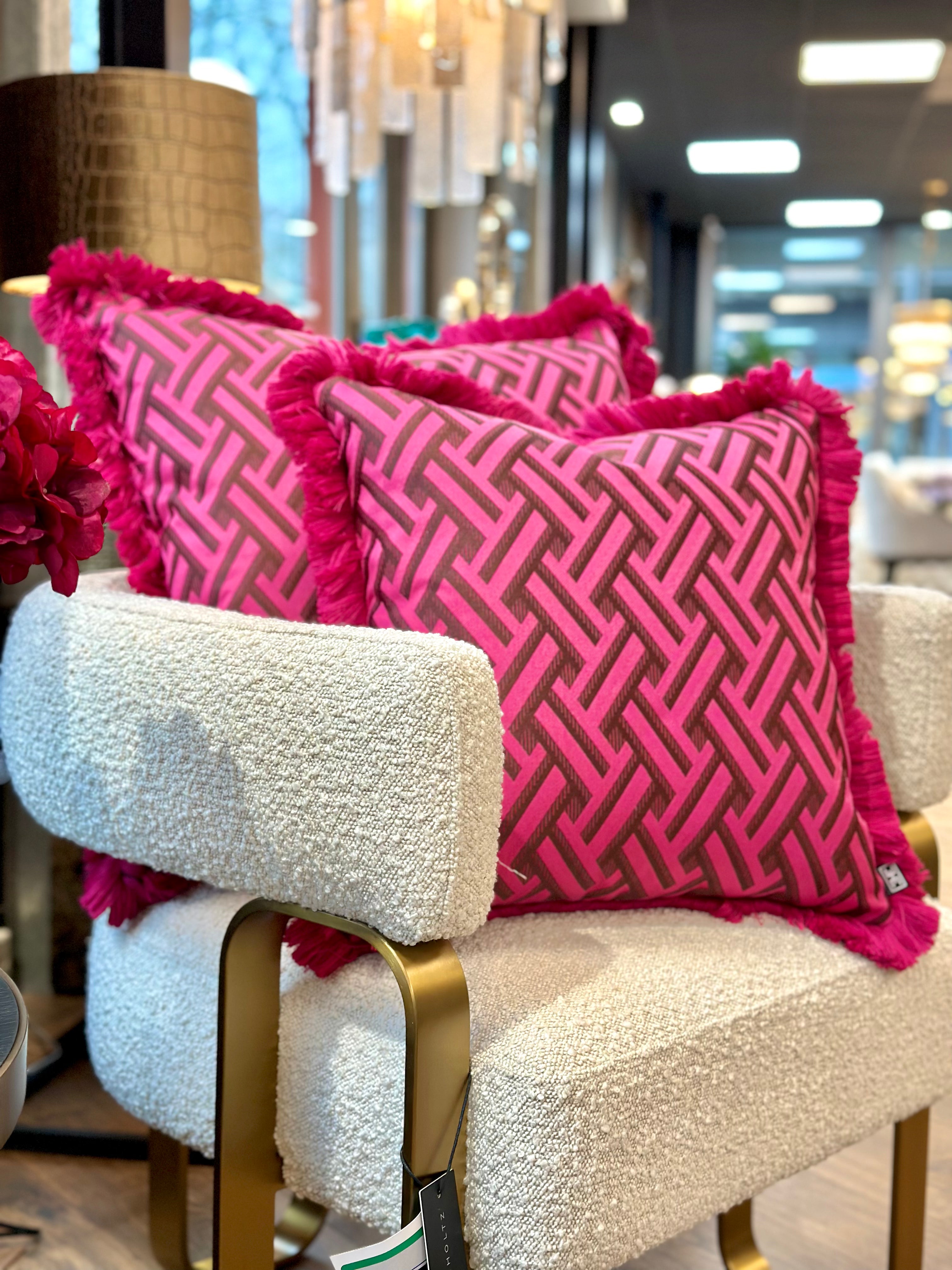 Eichholtz decorative cushion Doris Pink S