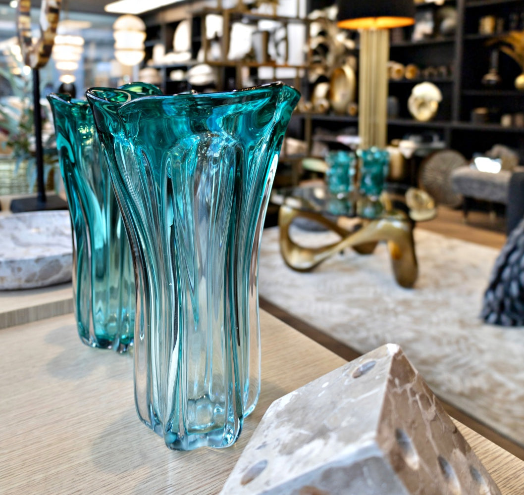 Eichholtz vase Tramp L Turquoise