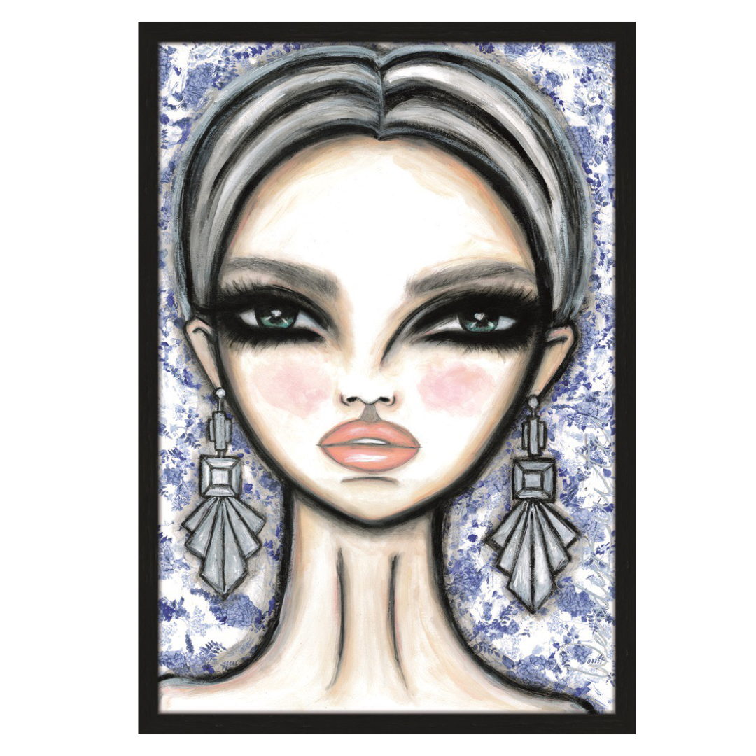Gewebte Wandkunst Wendy Buiter Petit Bleu