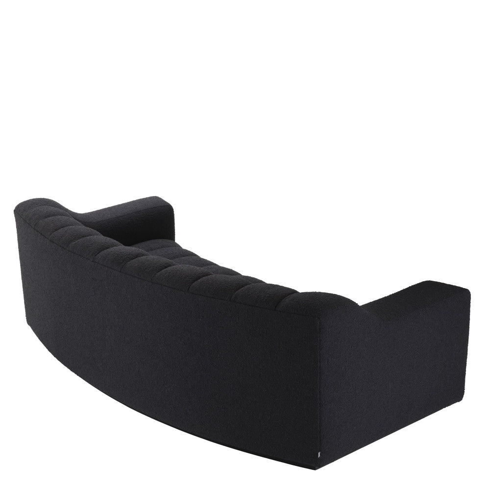 Sofa Eichholtz Kelly S Bouclé black