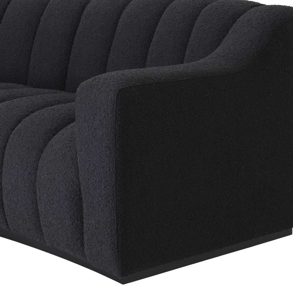Sofa Eichholtz Kelly S Bouclé black