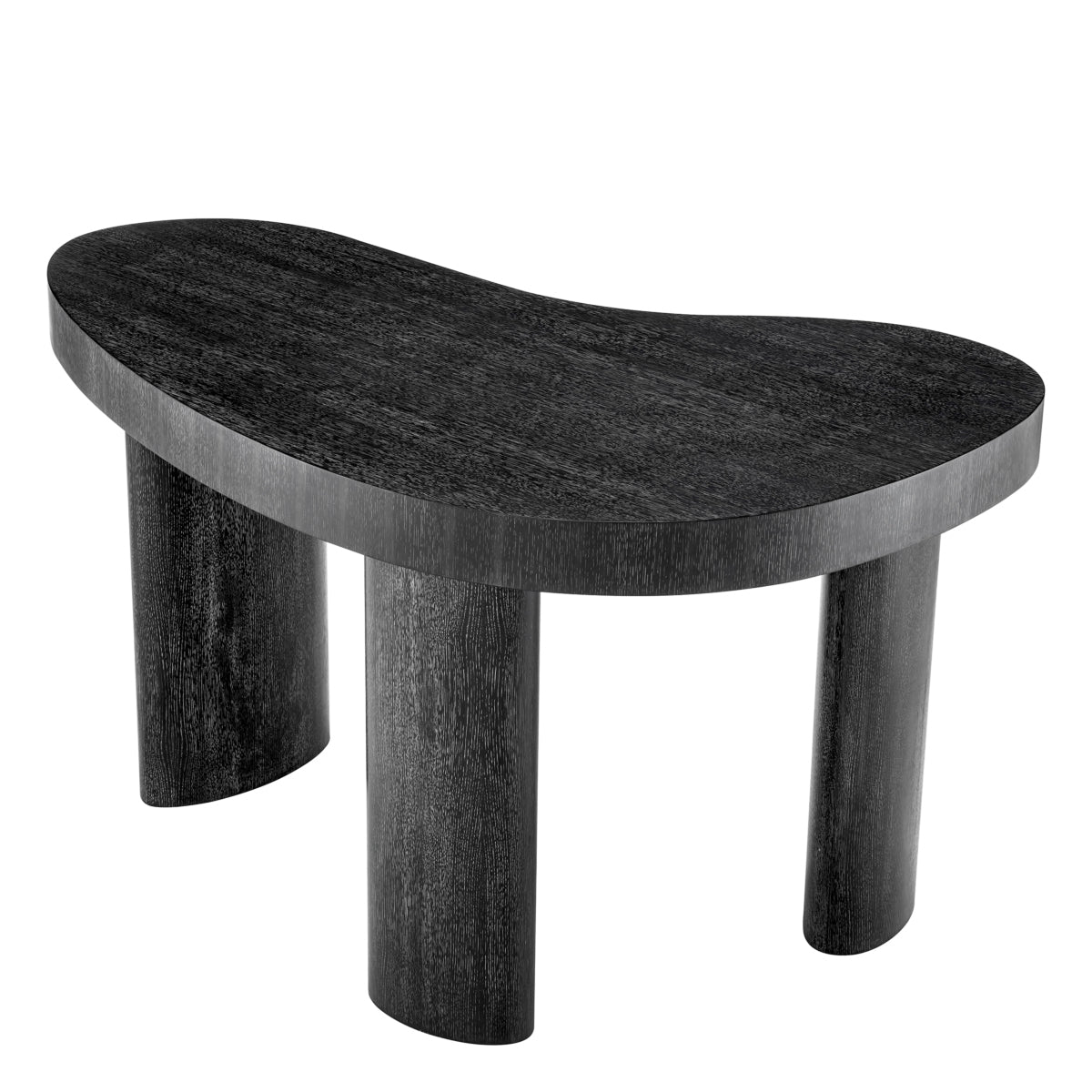 Desk Eichholtz Vence charcoal oak veneer bureau