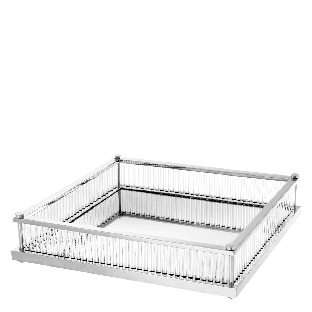 Eichholtz tray Cora square chrome
