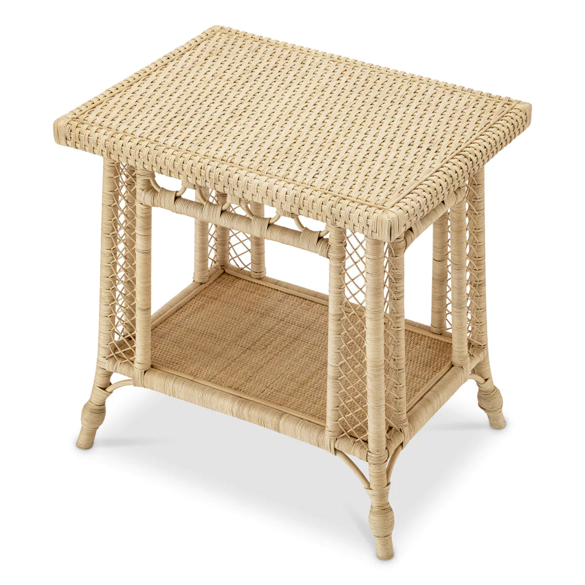 Table d'appoint Eichholtz Saba en rotin