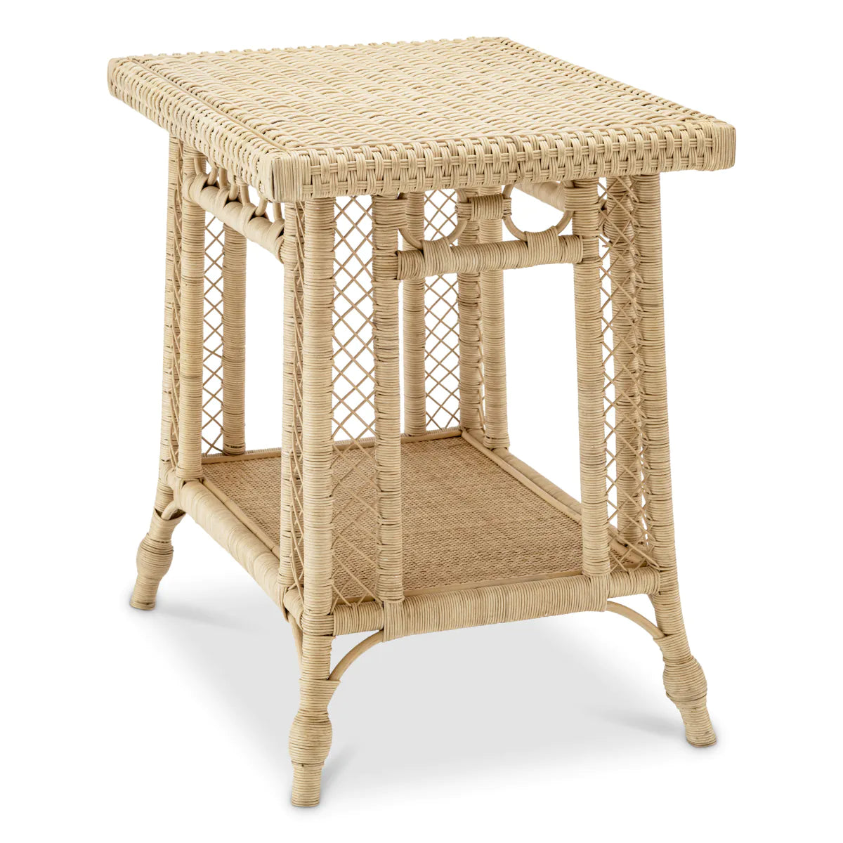 Table d'appoint Eichholtz Saba en rotin