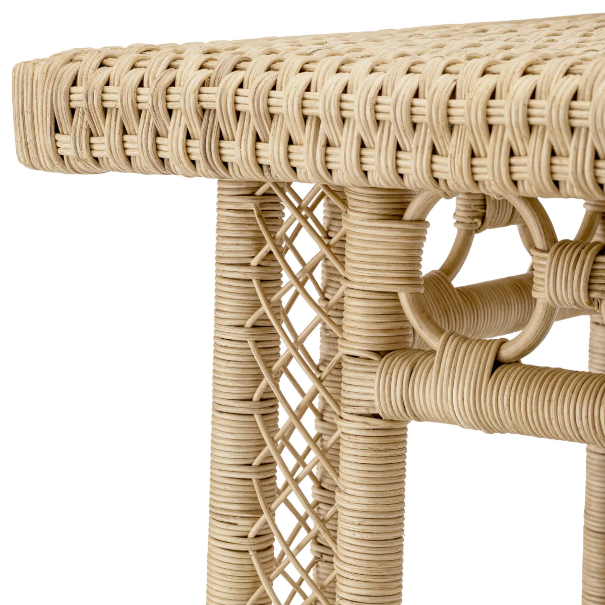 Table d'appoint Eichholtz Saba en rotin