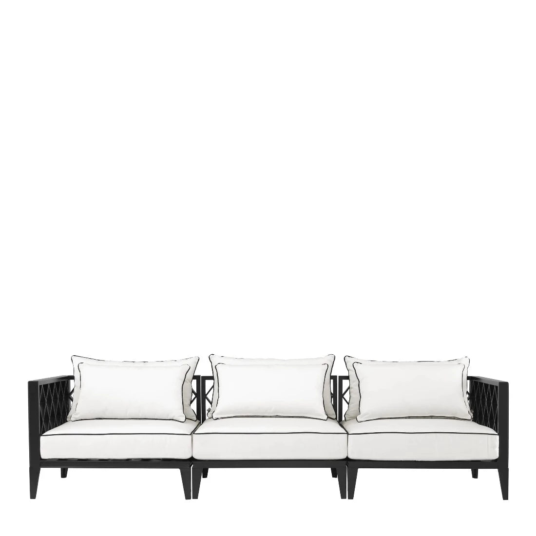 Outdoor sofa Eichholtz Ocean club black
