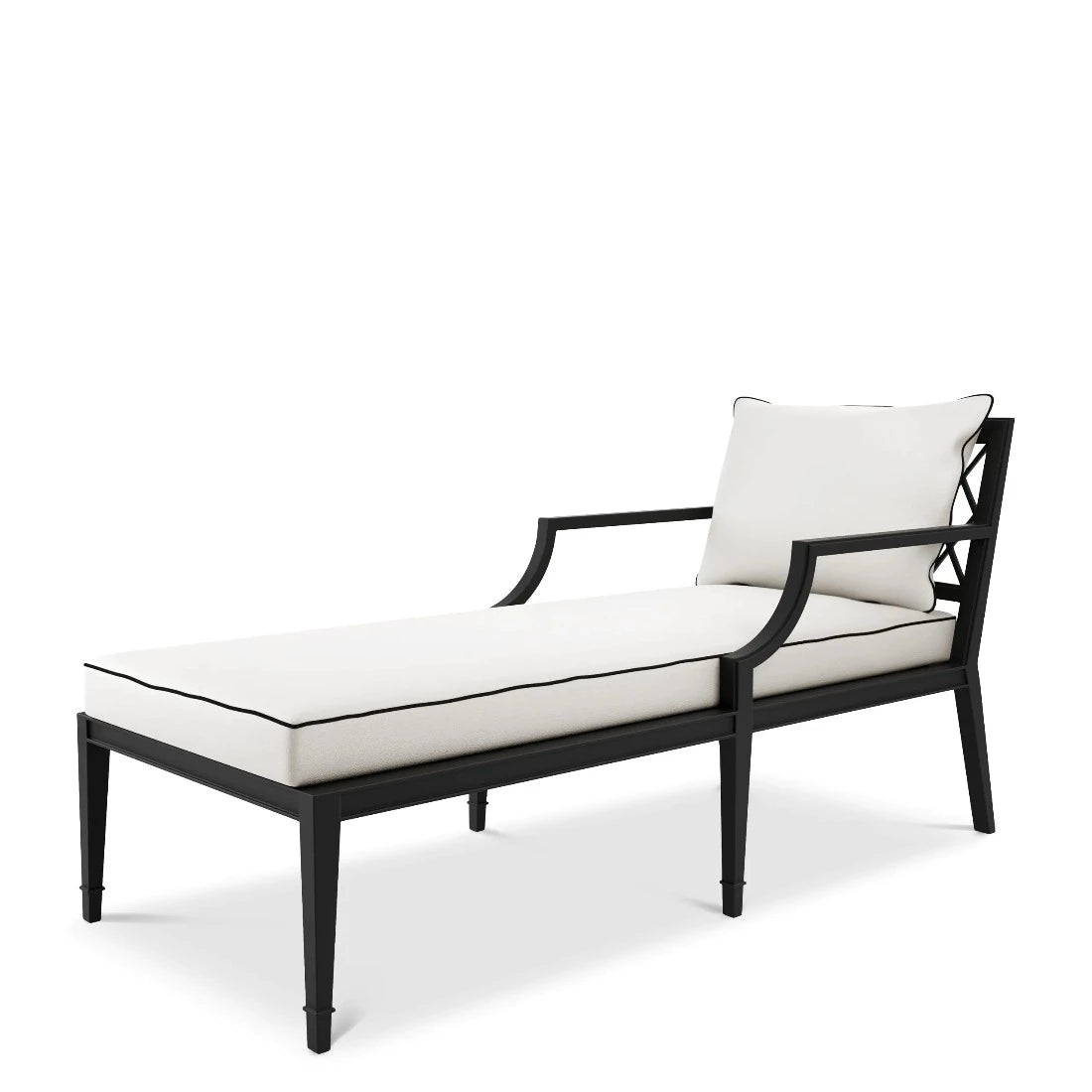 Outdoor Chaise lounge Eichholtz Bella Vista black