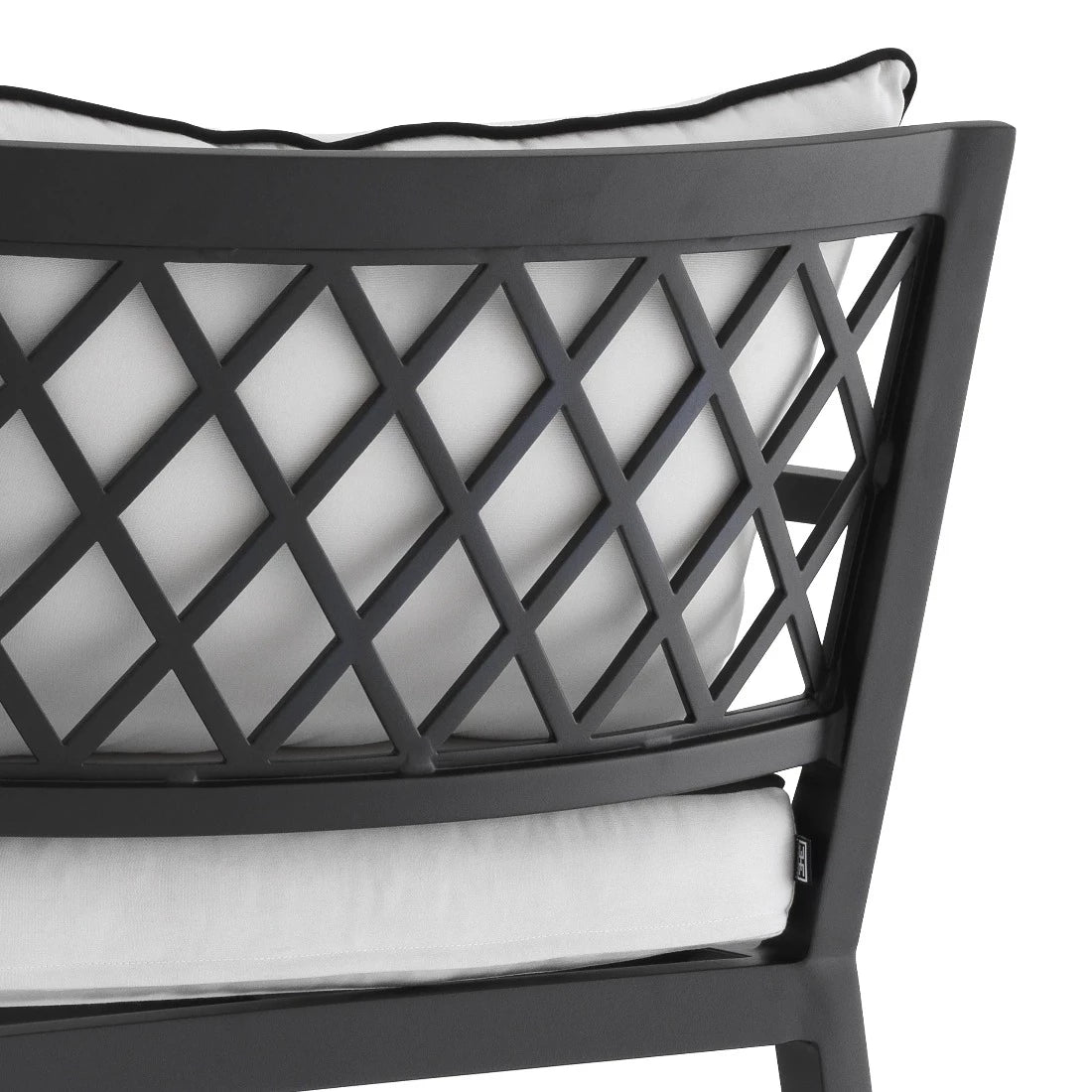 Chaise longue d'extérieur Eichholtz Bella Vista noire