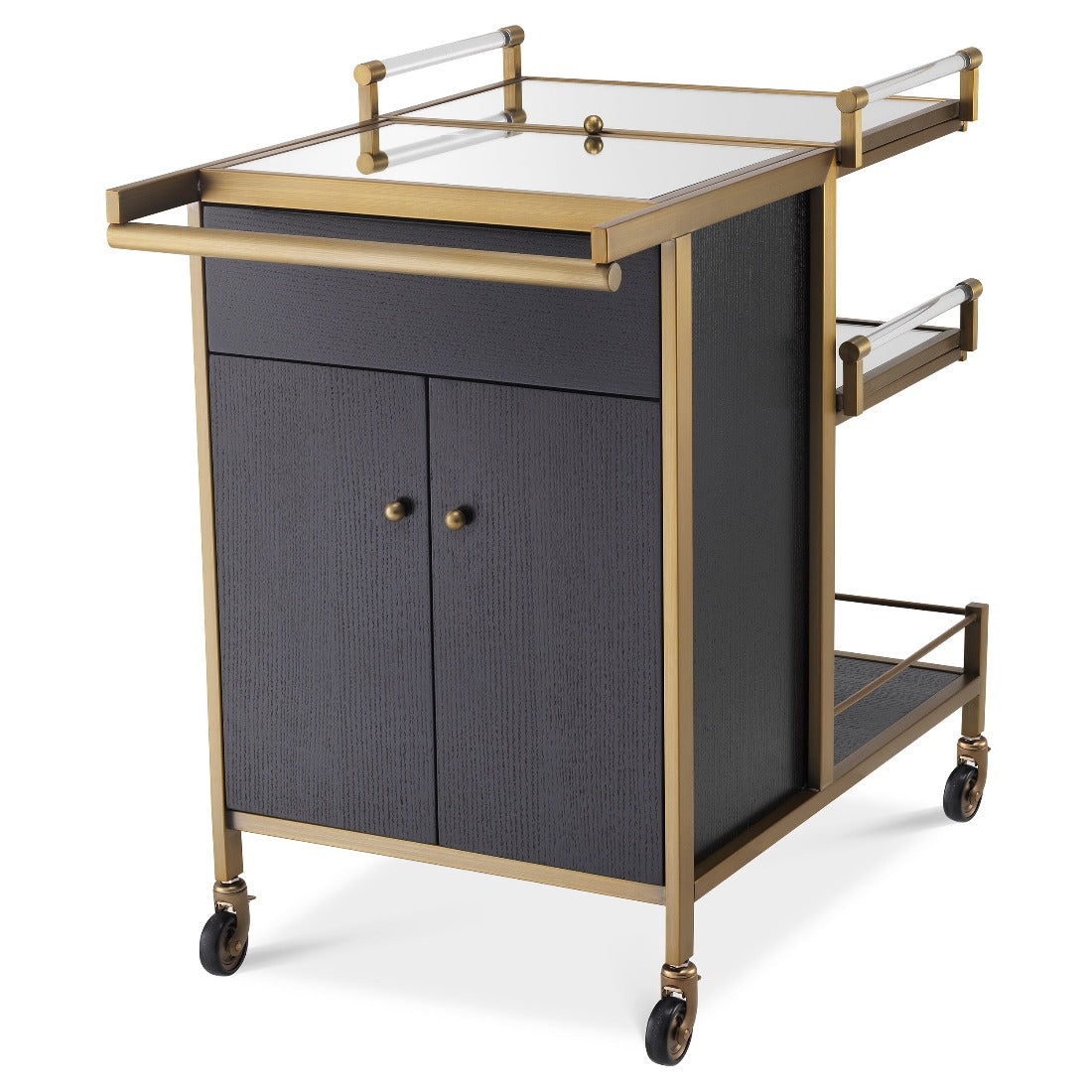 Trolley Eichholtz Eiffel brushed brass barcart