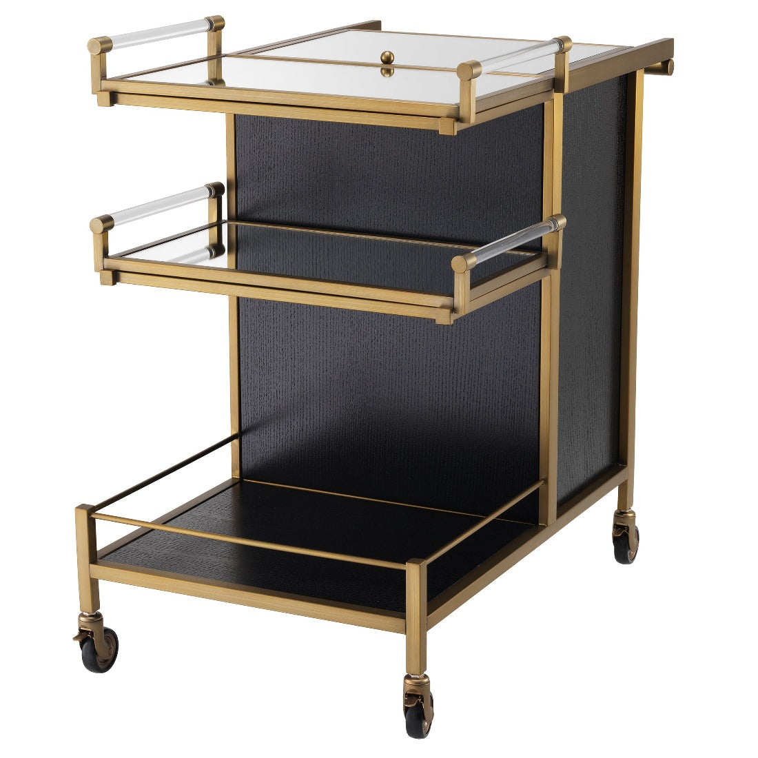 Trolley Eichholtz Eiffel brushed brass barcart