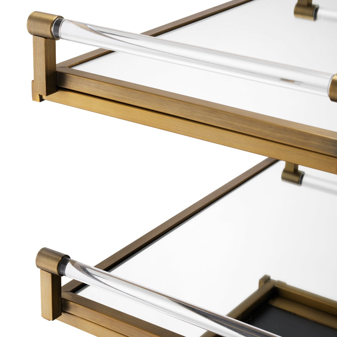 Trolley Eichholtz Eiffel brushed brass barcart