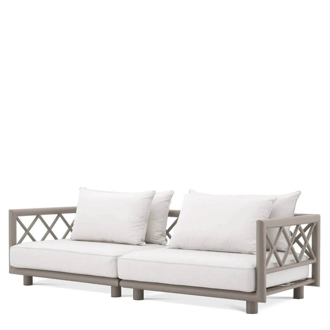 Outdoor-Sofa Eichholtz Mandelieu greige
