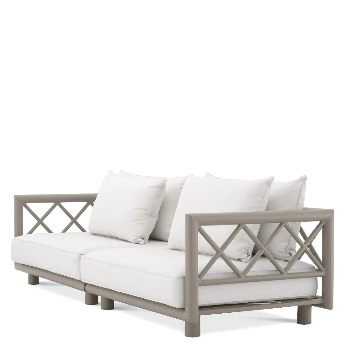 Outdoor sofa Eichholtz Mandelieu greige